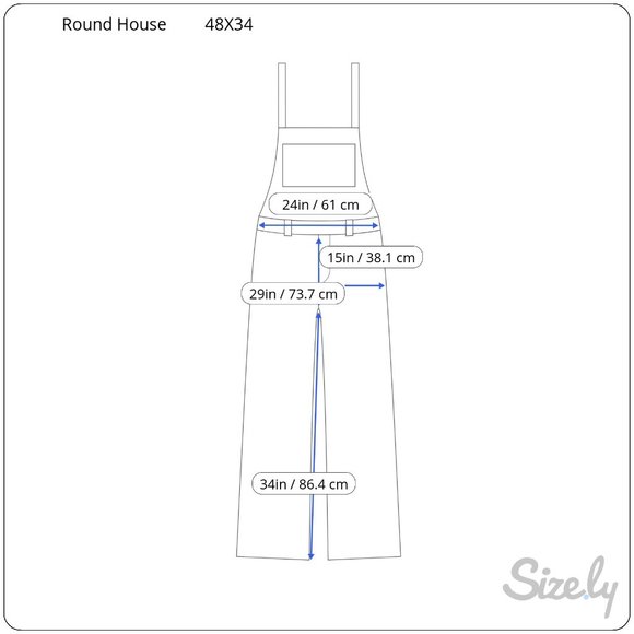 Vintage 1990s Roundhouse Mens Overalls 48 X 34 Dark Wash Blue Denim Cotton USA - Picture 10 of 11